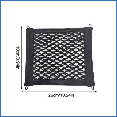 Rede de Carga para Motocicleta para Tronco 26x20 cm Preto Armazenamento Elástico OEM