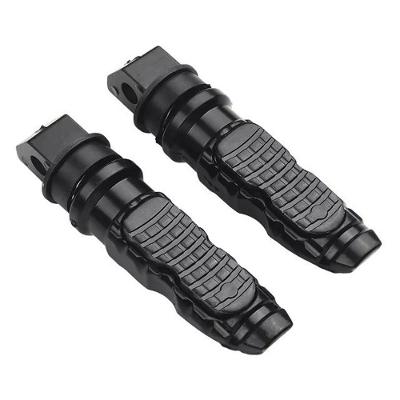 Pedaleira Esportiva de Moto Traseira Universal para Honda Yamaha Suzuki em Alumínio Preto OEM
