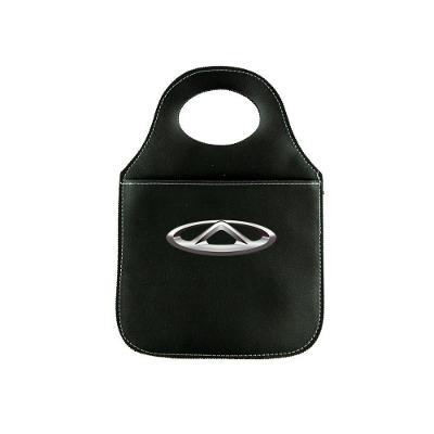 Lixeira Automotiva para Carro Universal Acabamento Premium em Couro Sintético OEM