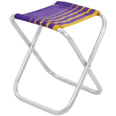 Banqueta De Praia Tramontina Fiji Em Alumínio Com Assento Roxo E Amarelo 92900303