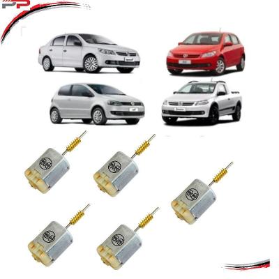 Kit 5 Motores para Fechadura das Portas Modelo 90862 para Gol, Voyage, Saveiro e Fox, Crossfox