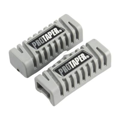 Pedaleira Traseira de Borracha JD101 para CG 160 Titan Fan Start CB 250F Protaper Motocross Cinza