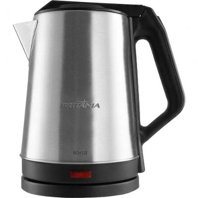 Chaleira Elétrica BCH12I 1500W 1.9L em Aço Inox com Desligamento Automático 220V