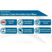 Cama Box Casal: Colchão Molas Castor Bonnel Revolution + Base CRC Suede Black(138x188) - 5