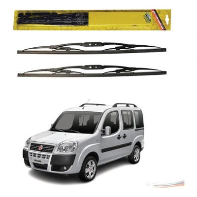 Par de Palhetas Dianteiras Metálicas F103 para Dobló Após 2001 e Fiesta G2 Universal Automotive