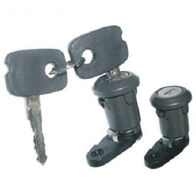 Par de Cilindros de Portas Automotivas Dianteiras F103 Cinza para Chevrolet Monza 91 a 96 Universal