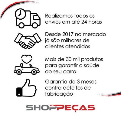 Motor Elétrico para Fechadura das Portas F103 para Fox, Gol, Saveiro, Spacefox, Voyage Universal