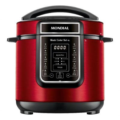 Panela de Pressão Elétrica Digital PE-60-6L-I 6L com Painel Programável Vermelho 110V