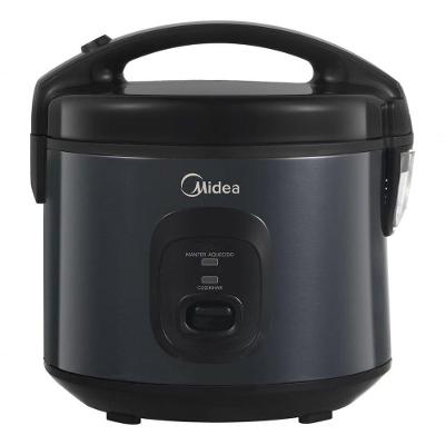 Panela de Arroz Elétrica Springer Midea 3L com Bandeja para Legumes a Vapor Preto 110V