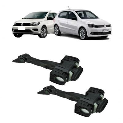 Limitador de Porta Dianteira Prata F103 para Gol Voyage Saveiro Geração 5 6 7 Par Universal