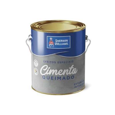 Base para Efeitos Especiais Cimento Queimado para Parede Texturizada Cinza 5kg Sherwin Williams