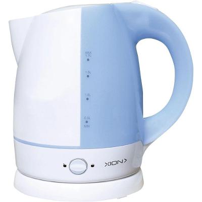 Chaleira Elétrica XI-GL23 2200W 1.7L em Plástico branco-azul com Desligamento Automático 220V