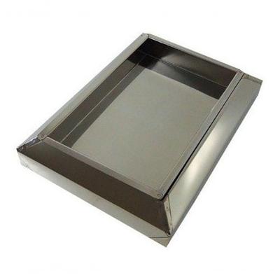Kit 13 Cinzeiros de Chão Bituqueira em Aço Inox 6 e 5 X 33 X 23 e 5 cm Inox Fumódromo Higipack