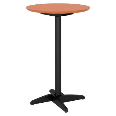 Mesa Alta Bistro Redonda 106 Cm 390ebn Marjori - Ebano Natural
