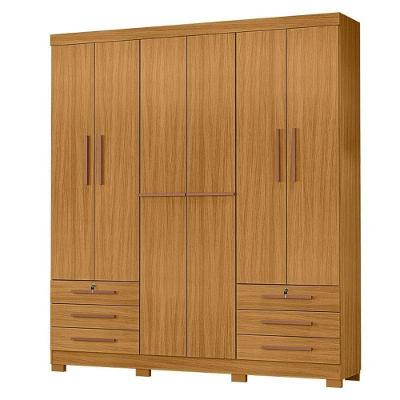 Guarda Roupa Casal Londres Carvalho Americano - Incorplac