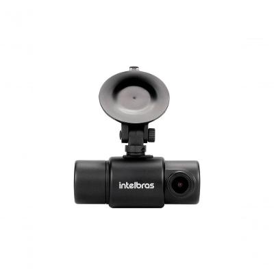 Câmera Veicular Dupla para Interior e Exterior DC 3201 2K+ Compatível com Diversos Veículos Preto