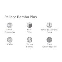 Cama Box King: Colchão Molas Herval MasterPocket Ensacadas Pallace Bambu + Base CRC Suede Bege(193x203) - 6