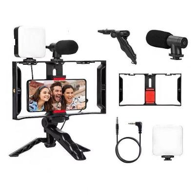 Kit Estabilizador para Vídeo OEM Gaiola de Coelho com Suporte Universal Microfone e Lâmpada LED 7W
