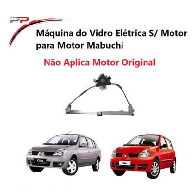 Máquina de Vidro Elétrico sem Motor Dianteira Direita Mab [F103] para Clio e Symbol Universal