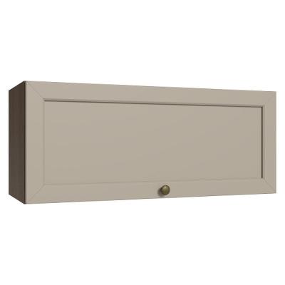 Armário Aéreo 80 Cm 1 Porta Basculante Rustic/crema Vik Madesa Rustic/crema