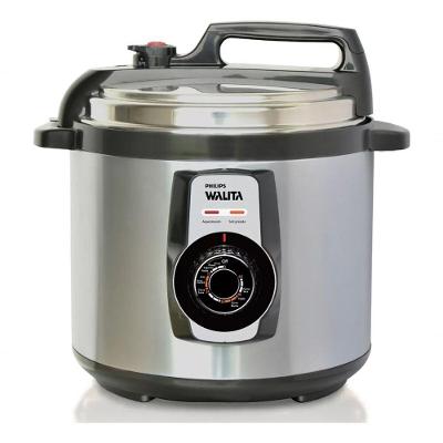 Panela de Pressão Elétrica Philips Walita Ri3103 Antiaderente Preto e Prata 110V
