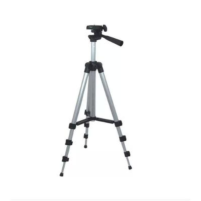 Tripé para Câmeras e Celulares OEM Tripod 3110 Altura Ajustável 1 e 02m com Nível de Bolha Preto