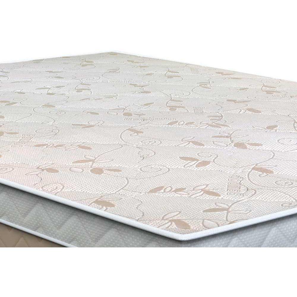Cama Box Queen: Colchão Molas Bonnel Orthoflex Florença + Base CRC Suede Clean(158x198) - 2