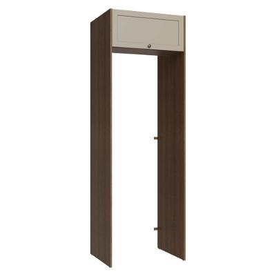 Porta-geladeira 73 Cm 1 Porta Basculante Rustic-crema Vik Madesa Rustic-crema