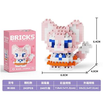 Blocos de Construção 2601 em Micropartículas Compatível com Estatuetas de Desenhos Animados OEM
