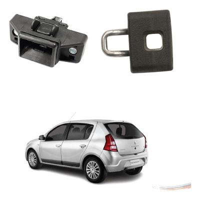 Kit Fechadura e Batente do Porta-malas Traseiro Sandero G1 Logan G1 2007 a 2013 Universal Automotive