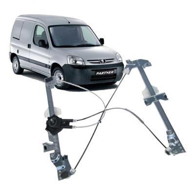 Máquina de Vidro Mecânica Dianteira Esquerda Partner Berlingo 98 a 07 Citroen Peugeot Universal