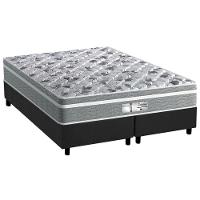 Cama Box King: Colchão Molas Masterpocket Ensacadas Probel Evolution + Base Cinza(193X203) - 1