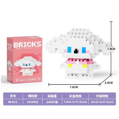 Blocos de Construção 2601 em Micropartículas Compatível com Estatuetas de Desenhos Animados OEM