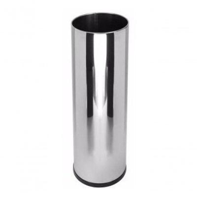 Porta Guarda-Chuva Inox 24x70 para Comércio e Condomínio com Bandeja Plástica Removível Higipack