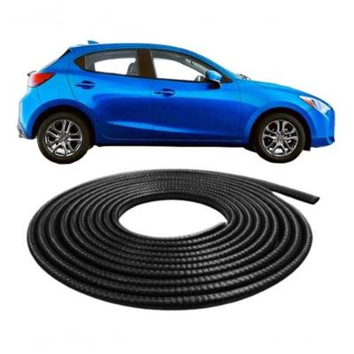 Borracha Protetora para Borda de Portas de Carro Preta 10M Modelo F103 Universal Uniflex