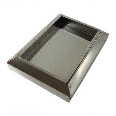 Cinzeiro de Chão Kit 13 Bituqueira Fumódromo em Aço Inox 6,5CM X 33CM X 23,5CM Inox Higipack