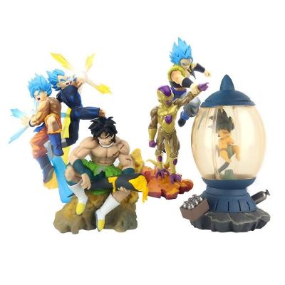 Boneco de Coleção Dragon Ball Super Broly Dracap Re Birth com Figuras em PVC de 7 cm a 11 cm