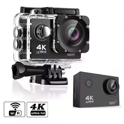 Câmera de Ação Aquilae Go Cam 4K ULTRA HD com WI-FI, 16MP, Ângulo 170° e Case à Prova d’água Preto