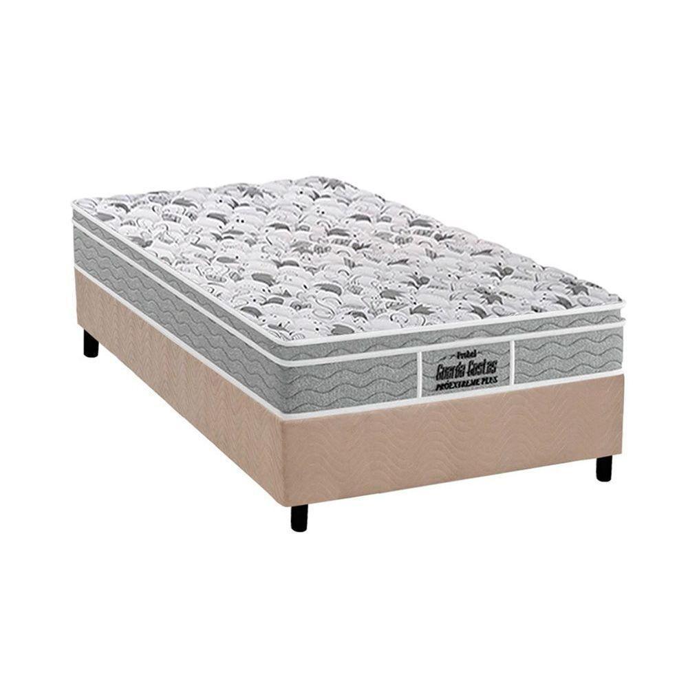 Cama Box Solteiro: Colchão Anatômico Probel D45/Ep Plus + Base Clean(88X188) - 1