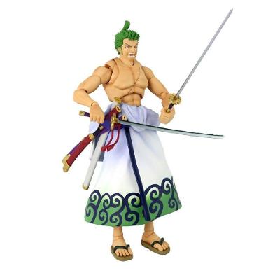 Action Figure One Piece Zoro Variable Heroes com 18CM e 3 Espadas para Colecionadores Megahouse