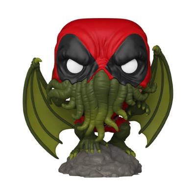 Boneco Colecionável Plus Marvel Deadpool - Cthulhu em Vinil 10CM Exclusivo Funko Pop!