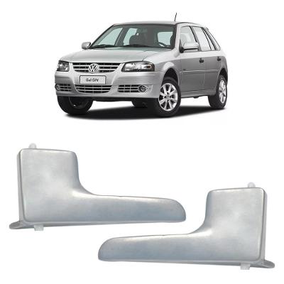 Maçaneta Interna da Porta Par Gatilho Gol G4 e Fox 2003 a 2009 Cinza Metal Universal Automotive