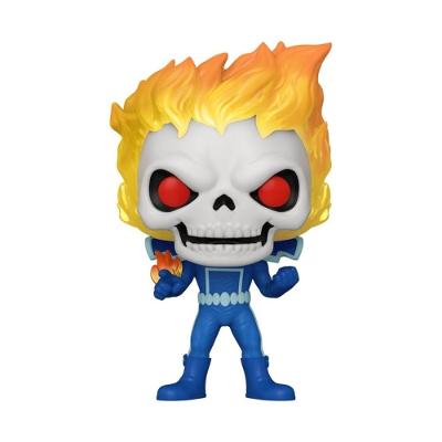 Boneco Colecionável Marvel Contos Estranhos - Motoqueiro Fantasma em Vinil 12CM Funko Pop!