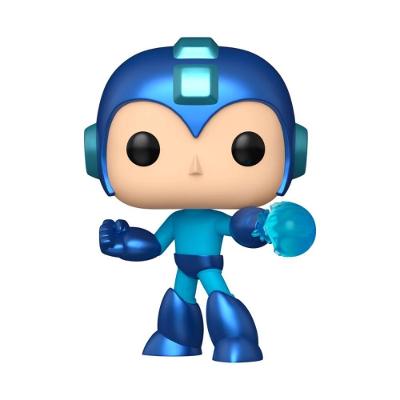 Boneco Colecionável Funko Fusion - Mega Man (Chance de Chase) em Vinil 10CM para Coleção Funko Pop!