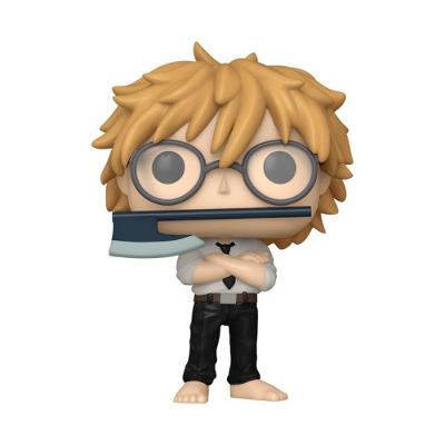 Boneco Colecionável Chainsaw Man Denji com Machado com Expressão Caricata sem Cor Funko Pop!