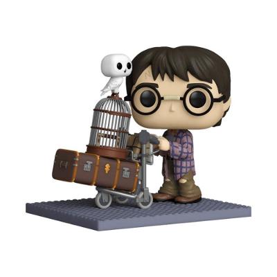 Boneco Colecionável Deluxe Harry Potter Empurrando Carrinho em Vinil 10CM Funko Pop!