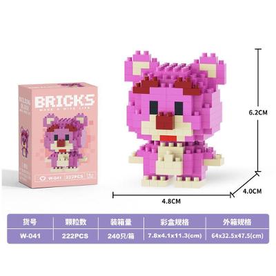 Blocos de Construção 2601 em Micropartículas Compatível com Estatuetas de Desenhos Animados OEM