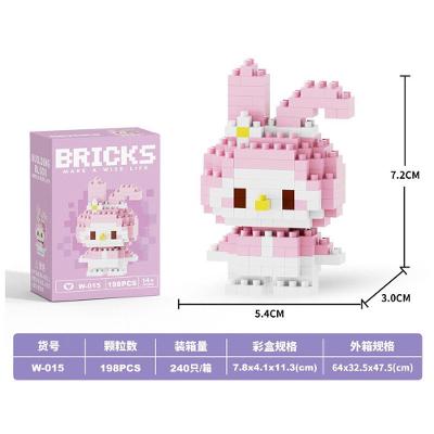 Blocos de Construção 2601 em Micropartículas Compatíveis com Estatuetas de Desenhos Animados Lele
