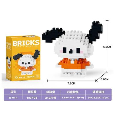 Blocos de Construção 2601 em Micropartículas Compatível com Estatuetas de Desenhos Animados Diy Oem