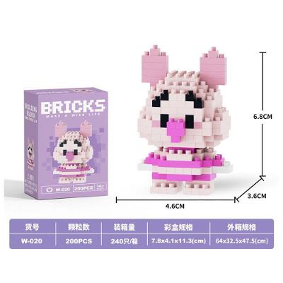 Blocos de Construção 2601 para Estatuetas de Desenhos Animados em Micropartículas OEM
